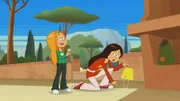 Marine und Wendy spielen "Kuschel-Verstecken".