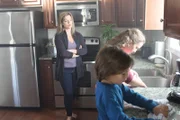 A recreation of Anita berating Sephanie and Eric while doing dishes.