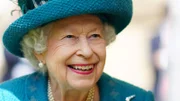 Königin Elisabeth II. bei einem Besuch in Manchester, 2021,