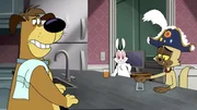 v.li.: Harold, Bunnicula, Chester