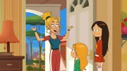 Große Freude: Mamas Schwester Tante Coco kommt zu Besuch.