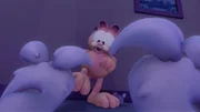 Mit Hilfe von zwei Mäusen und einem Paar Häschen-Pantoffeln versucht Garfield Tante Ivy zu vertreiben. Doch die Häschen-Pantoffeln scheinen auf einmal wirklich lebendig zu werden...