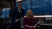 Dr. Jason Bull (Michael Weatherly, l.); Marissa Morgan (Geneva Carr, r.)