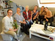 V.l.: Shoppingbegleitung Denise, Kandidatin Gaby, Maria, Monika, Herdis, Mandy