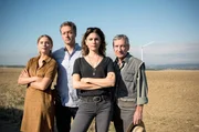 Das Team für das Saarland: Kommissarsanwärterin Lisa (Jeanne Goursaud), Kommissar Freddy Breyer (Robin Sondermann), Hauptkommissarin Judith Mohn (Christina Hecke) und der Ex-Ermittler Markus Zerner (Rudolf Kowalski).