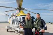 Helicopter rescue team.