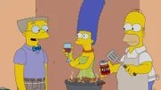 (v.l.n.r.) Smithers; Marge; Homer