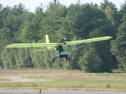 The Ultralight takes off.