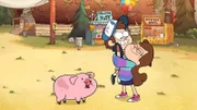 L-R: Waddles, Dipper, Mabel