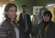 (v.l.n.r.) Mary (Matilda Ziegler ); Joe Ashworth (David Leon); Ruthie (Rebecca Benson); Vera Stanhope (Brenda Blethyn)