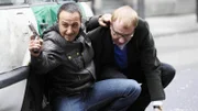 Semir (Erdogan Atalay, li.) wird schlagartig klar, dass Thorsten Markwart (Ludger Pistor) das Ziel des Anschlags ist.