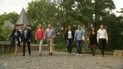 V.l.: Tamara und Marcel, Martina und Thomas, Nadine und Thomas und Sabrina und Domenico