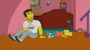 Grayson Mathers (l.); Bart (r.)
