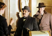 v.li.: Hercule Poirot (David Suchet), Captain Hastings (Hugh Fraser).