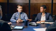 Will Estes (Jamie Reagan), Carmen Gill (Lisa Volk).