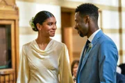 Gemma (Thalissa Teixeira, l.); Keiran (Gary Carr, r.)