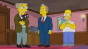 (v.l.n.r.) Smithers; Michael; Homer