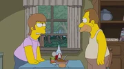 Homer (l.); Grampa (r.)