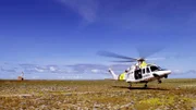 Rettungshubschrauber.