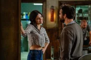 Monica Barbaro (Liz), Jake Johnson (Grey McConnell).