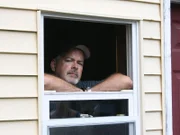 Brian Gurry taking a break from the hunt.