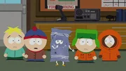 l-r: Butters, Stan, Towelie, Kyle, Kenny