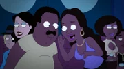 Cleveland Brown (l.); Tori (r.)