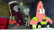 v.li.: Fentin Finkle, Death, Squidward, Patrick