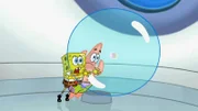 L-R: SpongeBob, Patrick