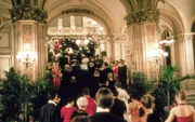 Die Gäste strömen zum Wiener Opernball.