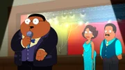 (v.l.n.r.) Cleveland Brown Jr.; Donna Tubbs-Brown; Cleveland Brown.