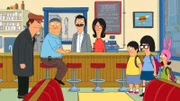 L-R: Max Flush, Teddy, Bob, Linda, Gene, Tina, Louise