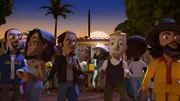 Reggae-Soundsystem-Party am Abend