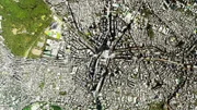 3D-Drohnen-Satelliten-Luftbild von Tokio Japan Innenstadtbereich