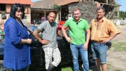 Foto, v.l.n.r.: Kerstin, Tonio, Experte Otto Schulte und Michael