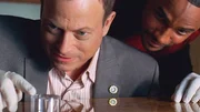 Der einzige 'Zeuge' des Mordes ist eine Mücke. Können Taylor (Gary Sinise, l.) und Hawkes (Hill Harper) anhand der DNS; die sich im Blut des Insektes befindet; den Mörder Überführen?