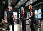 David 'Deacon' Kay (Jay Harrington), Jessica Cortez (Stephanie Sigman) und Daniel 'Hondo' Harrelson (Shemar Moore)