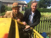 Staffordshire - Presenter Car SOS Fuzz Townshend and Tim Shaw pose with Gary's 1994 Lancia Delta Integrale Evo II. As soon as they pick up the car it starts to reveal its unpleasant smelling secrets.