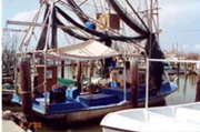 Ein Boot mit der Ladung