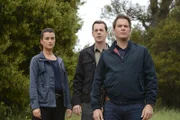 Versuchen, einen neuen Fall aufzuklären: Ziva (Cote de Pablo, l.), McGee (Sean Murray, M.) und DiNozzo (Michael Weatherly, r.) ...