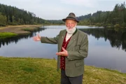 Sepp Forcher im Naturschutzgebiet Tannermoor.