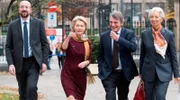 Politik und Wirtschaft sind keine reine Männerdomäne mehr. EU-Kommissionspräsidentin Ursula von der Leyen und Christine Lagarde, die Präsidentin der Europäischen Zentralbank, sind die beiden mächtigsten Frauen der EU. Was hat sie geprägt und was treibt sie an? Mit welchen Mitteln setzen sich Frauen durch? Wie gelingt der Aufstieg? - Charles Michel, Ursula von der Leyen, David Sassoli und Christine Lagarde (v.l.n.r.) bei den Feierlichkeiten im Haus der Europäischen Geschichte in Brüssel.
