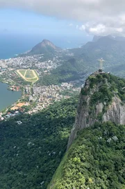 Rio de Janeiro in Brasilien, Impressionen - Luftaufnahme.