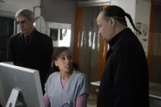 Parts" -- Pictured: (l-r) Richard Belzer as Det. John Munch, Tamara Tunie as Medical Examiner Warner, Ice-T as Det. Odafin "Fin" Tutuola -- NBC Universal Photo: Virginia Sherwood, Richard Belzer as Det.,Pictured: (l-r) Richard Belzer as Det.