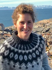 Neues Crewmitglied: Marie Zingsheim. Die 28-Jährige ist für den erkrankten Arved Fuchs allein weitergereist.