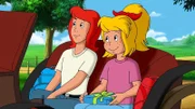 Bibi (r.) und Tina (l.) sind zu Janoschs Geburtstag nach Ungarn eingeladen.