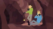 Martin und Chris haben keine Lust, den neuen Anzug von Stella zu testen.