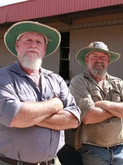 L-R: Mick Cooke, Peter Cooke