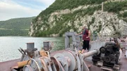 So oft Volodymyr hier schon vorbei gefahren ist, er kann sich bis heute nicht satt sehen. Die Kazan-Schlucht ist der wohl spektakulärste Streckenabschnitt der Donau.