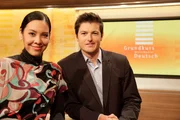 Moderator Marc Sauber und Co-Moderatorin Carolin Nyhuis.